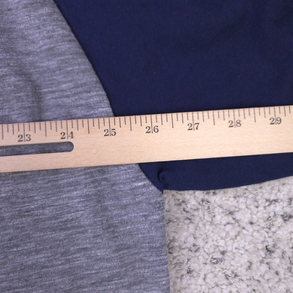 Minnesota Twins Shirt Mens 2XLT Raglan Baseball Tee Majestic Twin Cities Logo - Picture 7 of 8